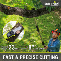 SnapFresh 20V Cordless Pole Saw