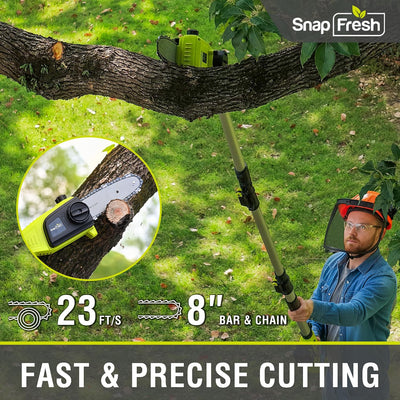 SnapFresh 20V Cordless Pole Saw