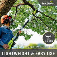 SnapFresh 20V Cordless Pole Saw