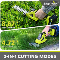 20V Cordless Hedge Trimmer and Grass Shears