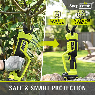 SnapFresh 20V Brushless Cordless Electric Pruning Shears