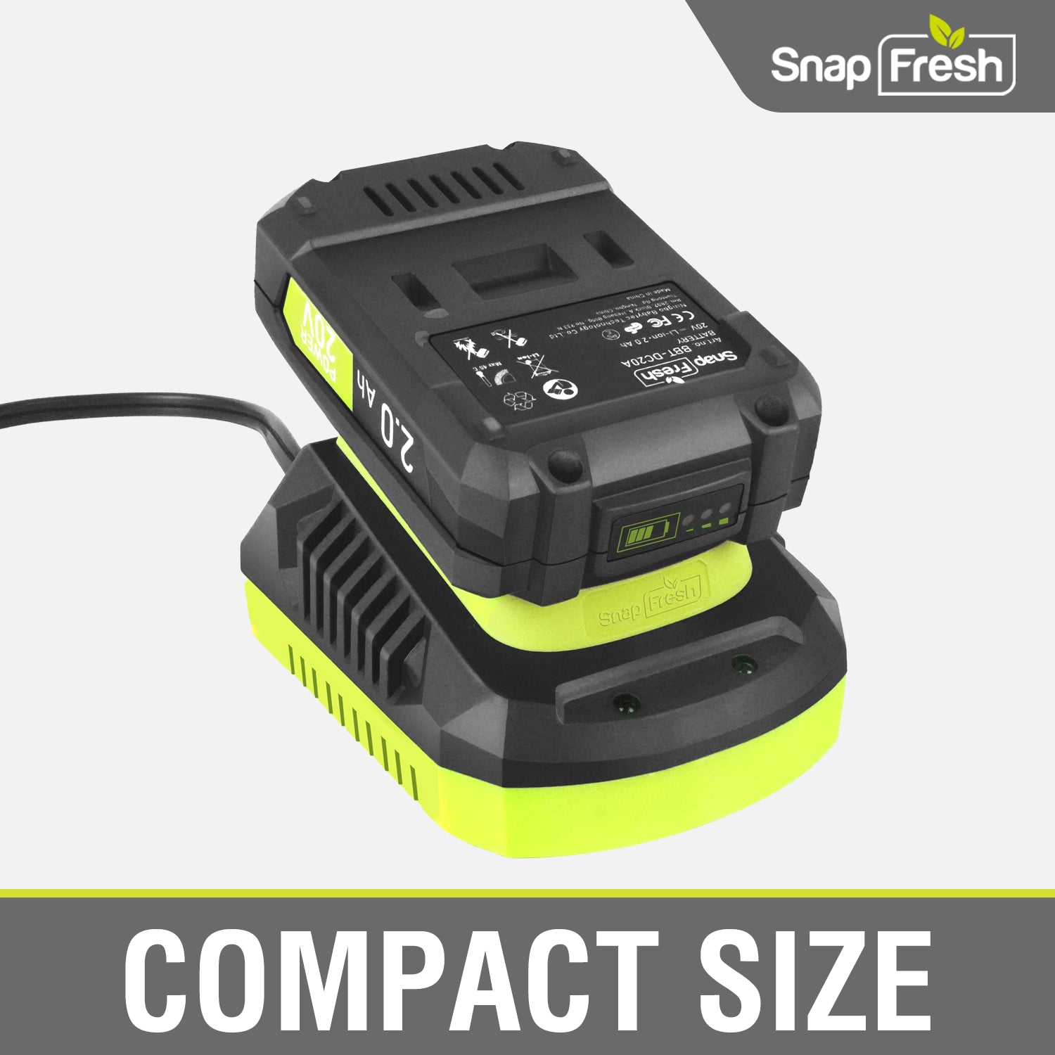 SnapFresh 20V Rapid Battery Charger（BBT-XH20V AC100V-240V） - SnapFresh